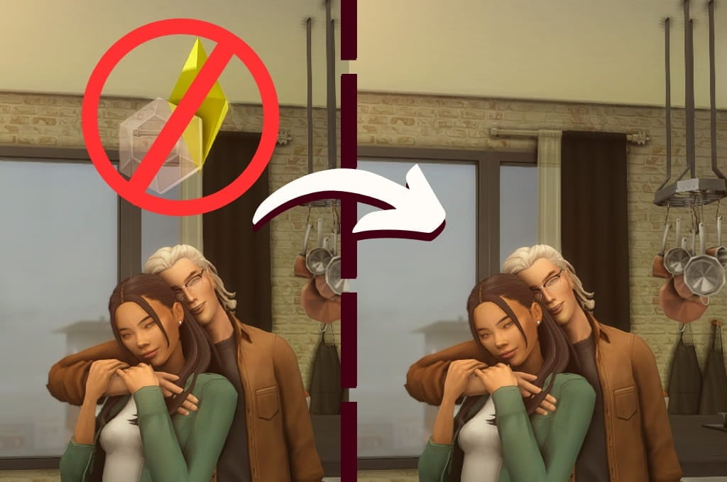 Sims 4 using headlineeffects off cheat to hide plumbob and icons
